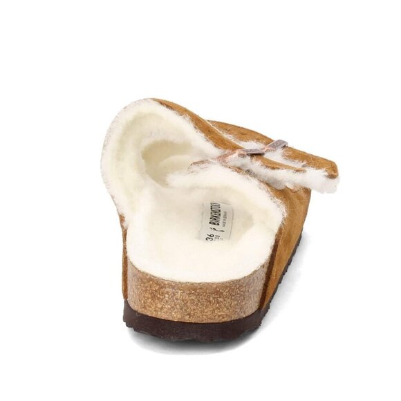 Birkenstock Women's Arizona Shearling Sandals, Mink, Tan Womens size 8 - Picture 3 of 9
